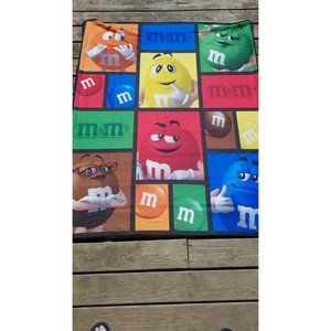 Bright Colored M&M Characters Fleece Throw 42" x 64" from M&M World